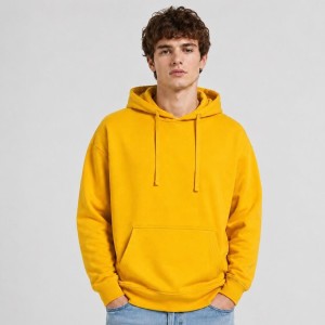 Bluza męska kangurek Żółta JHK