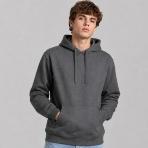 Bluza męska kangurek Ciemnoszary melanż JHK
