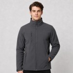 Męska kurtka softshell z polarem JHK –  grafitowa