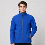 Męska kurtka softshell z polarem JHK –  niebieska