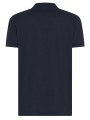 Męska koszulka polo premium z elastanem slim fit JHK - granatowa