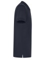 Męska koszulka polo premium z elastanem slim fit JHK - granatowa