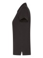 Damska koszulka polo premium z elastanem slim fit JHK –czarna