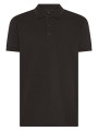 Czarna męska koszulka polo premium z elastanem JHK