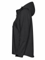 Damska kurtka softshell z kapturem 3-warstwowa – czarna