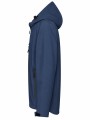 Męska kurtka softshell z kapturem 3-warstwowa -granatowa