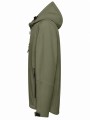 Kurtka softshell 3-warstwowa z kapturem – khaki