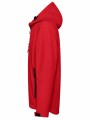 Kurtka softshell 3-warstwowa z kapturem – czerwona