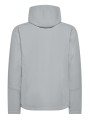 Męska kurtka softshell 3-warstwowa z kapturem – jasnoszara