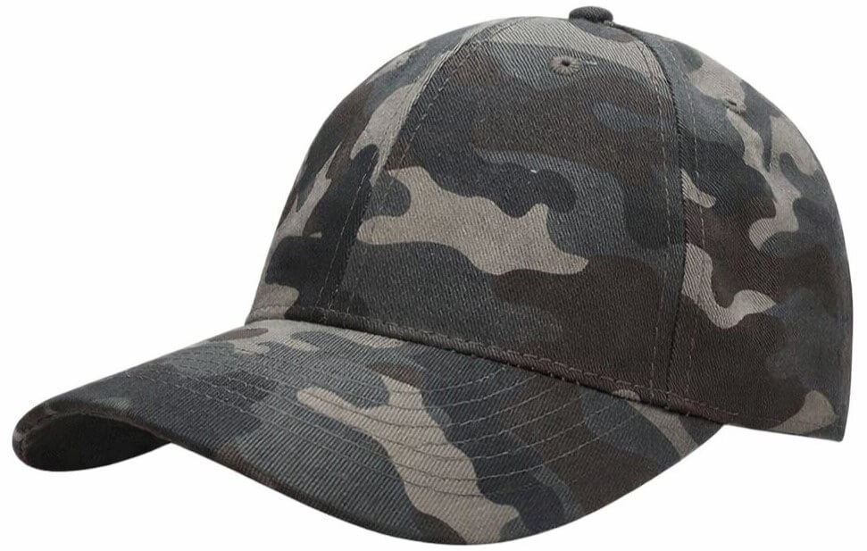 Czapka z daszkiem 6 panelowa z zapięciem metalowym –Camuflage 5
