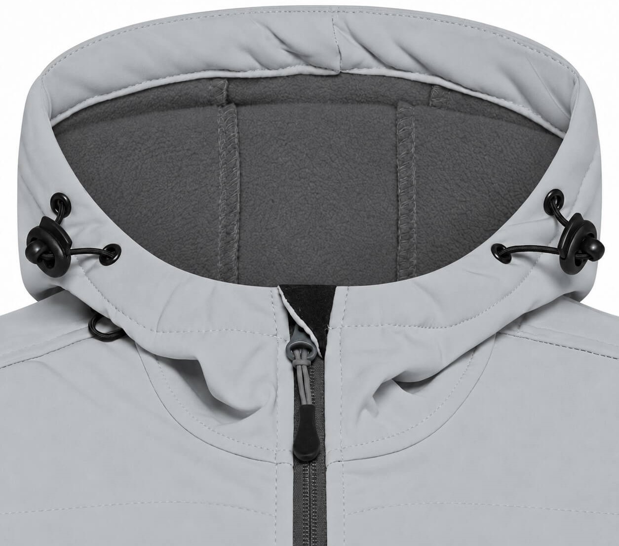 Damska kurtka softshell 3-warstwowa– polarowe wykończenie kaptura