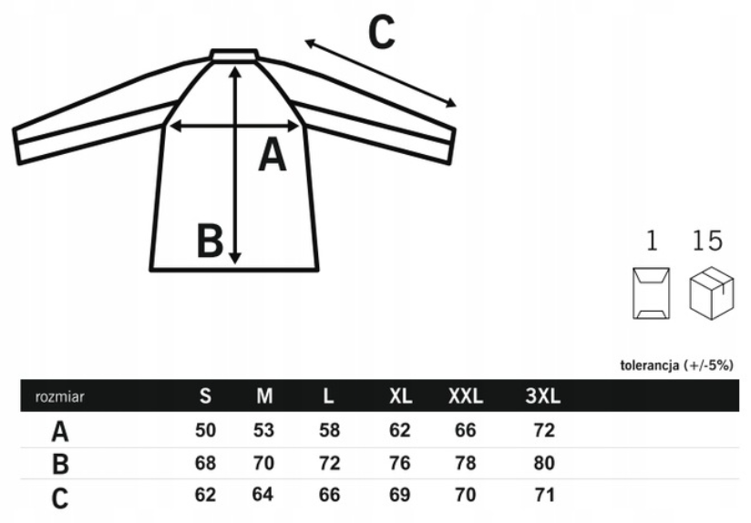 rozmiary_Kurtka Softshell z kapturem odpinanym JHK HOOD MOONTEX KING kolor czarny dostępne na koszulkisuper.com